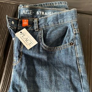 NEW Children’s Place Boys Jeans, Size 10, Straight Cut denim, TCP, Adjustable
